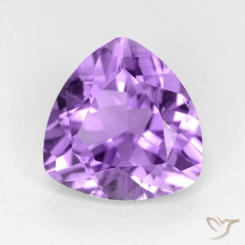 2.60ct 자연스러운 미디엄 바이올렛 자수정, 일조, VS