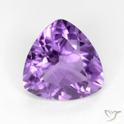 2.55ct 자연스러운 인텐스 바이올렛 자수정, 일조, VS