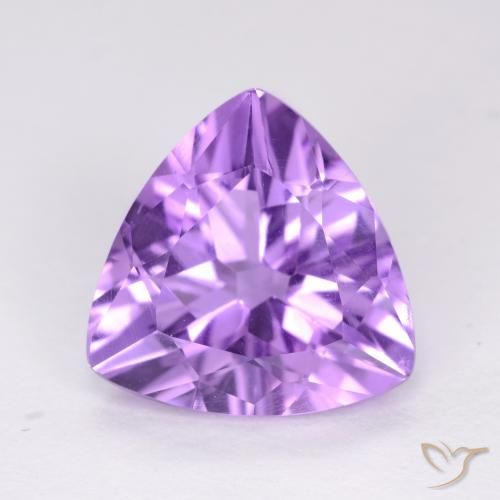 2.62ct 자연스러운 미디엄 바이올렛 자수정, 일조, VVS-VS