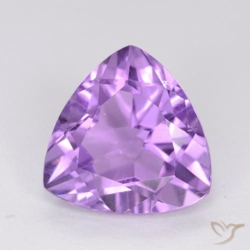 2.85ct 자연스러운 분홍빛이 도는 보라색 자수정, 일조, VVS-VS