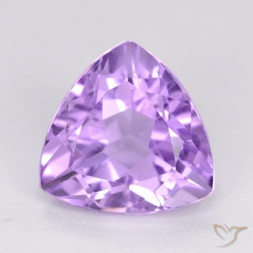 3.02ct 자연스러운 분홍빛이 도는 보라색 자수정, 일조, VS