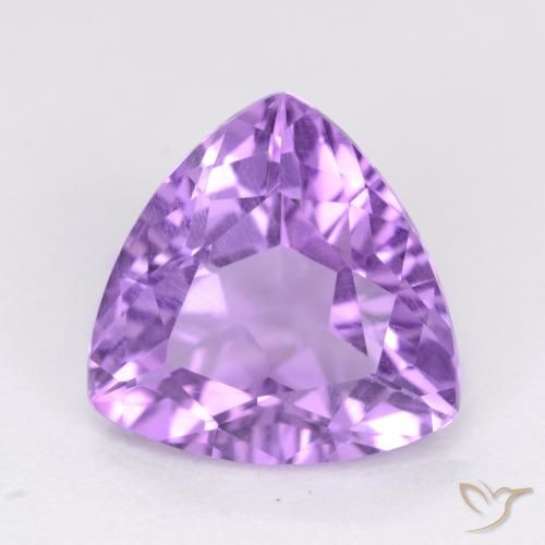 2.83ct 자연스러운 분홍빛이 도는 보라색 자수정, 일조, VS