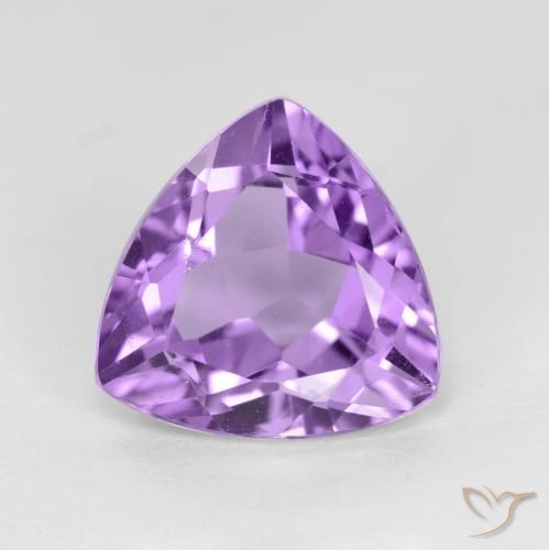 2.84ct 자연스러운 분홍빛이 도는 보라색 자수정, 일조, VS