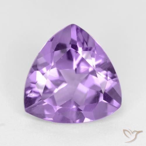 2.54ct 자연스러운 분홍빛이 도는 보라색 자수정, 일조, VVS-VS