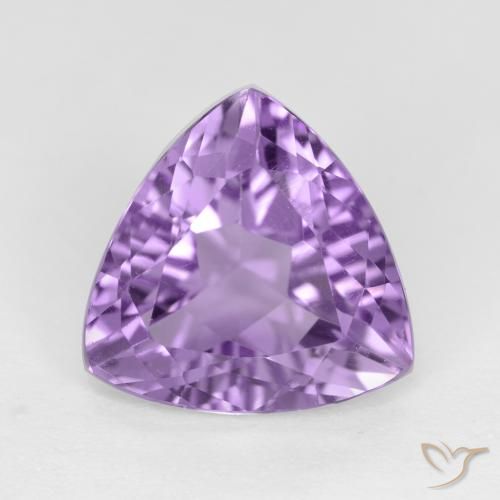 2.91ct 자연스러운 미디엄 바이올렛 자수정, 일조, VVS-VS