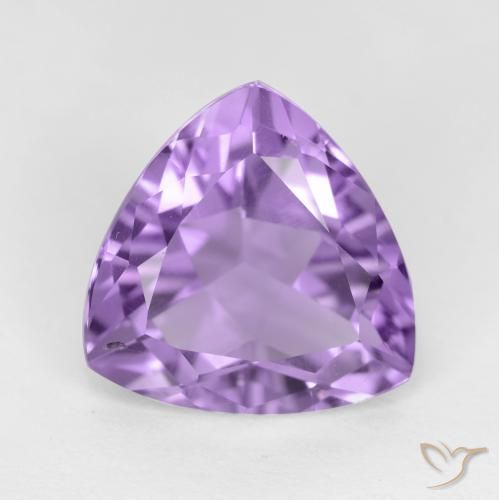 2.76ct 자연스러운 미디엄 바이올렛 자수정, 일조, VS-SI