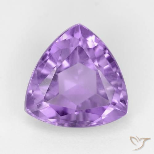 3.13ct 자연스러운 미디엄 바이올렛 자수정, 일조, VS