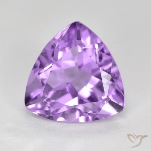 2.93ct 자연스러운 분홍빛이 도는 보라색 자수정, 일조, VS