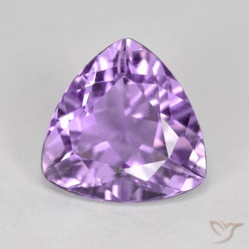 2.89ct 자연스러운 분홍빛이 도는 보라색 자수정, 일조, VS