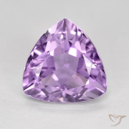 2.89ct 자연스러운 분홍빛이 도는 보라색 자수정, 일조, VS