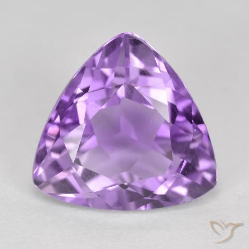 2.91ct 자연스러운 분홍빛이 도는 보라색 자수정, 일조, VVS-VS