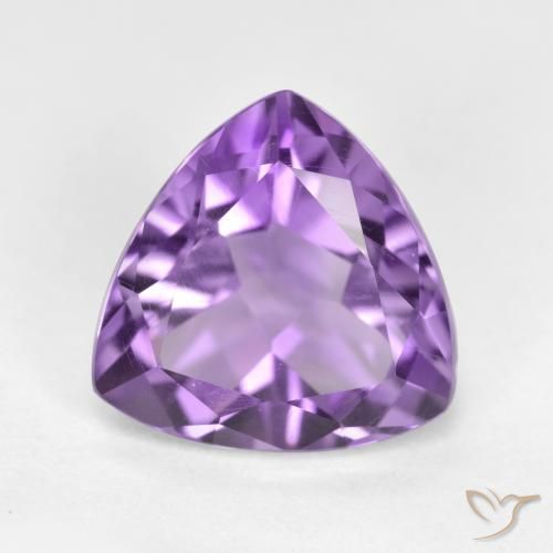2.96ct 자연스러운 미디엄 바이올렛 자수정, 일조, VS