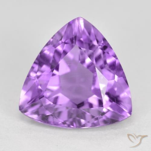 2.88ct 자연스러운 분홍빛이 도는 보라색 자수정, 일조, VS