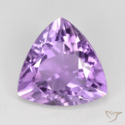 2.70ct 자연스러운 분홍빛이 도는 보라색 자수정, 일조, VS