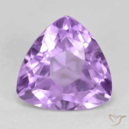 3.14ct 자연스러운 미디엄 바이올렛 자수정, 일조, VS