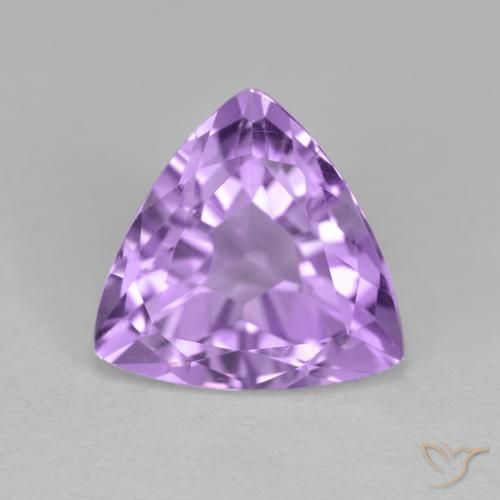 2.98ct 자연스러운 미디엄 바이올렛 자수정, 일조, VS