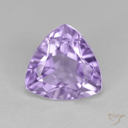 3.04ct 자연스러운 라이트 바이올렛 자수정, 일조, VS