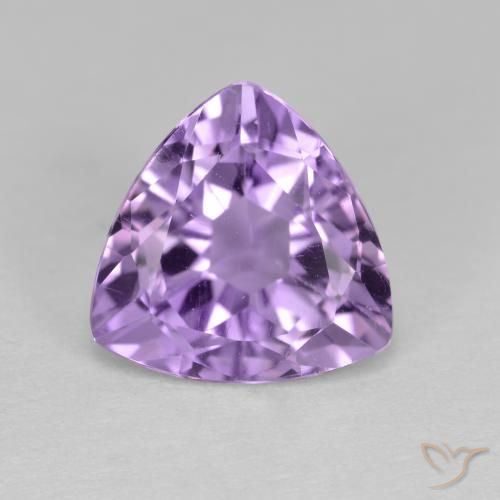 3.02ct 자연스러운 분홍빛이 도는 보라색 자수정, 일조, VS