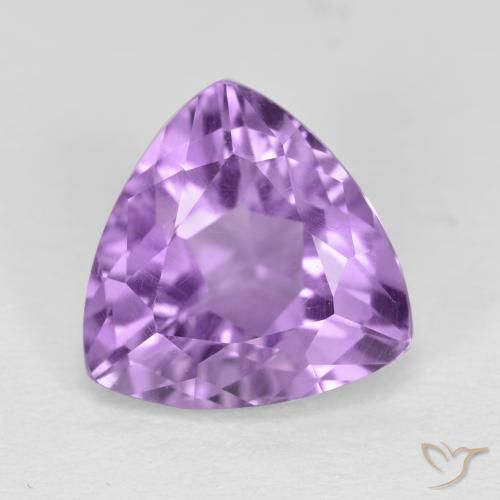 3.01ct 자연스러운 분홍빛이 도는 보라색 자수정, 일조, VS