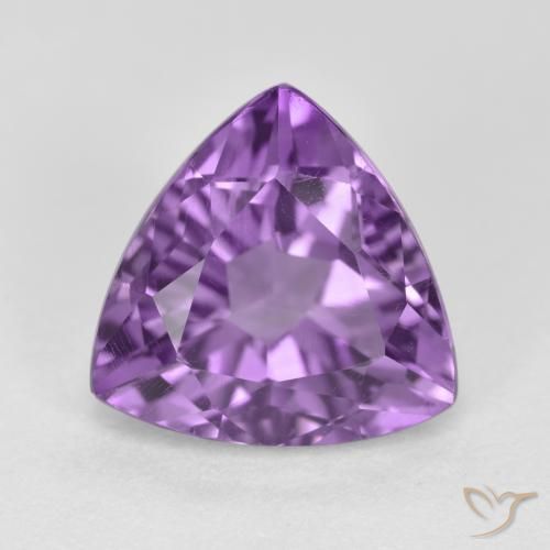 2.94ct 자연스러운 딥 퍼플리쉬 바이올렛 자수정, 일조, VS