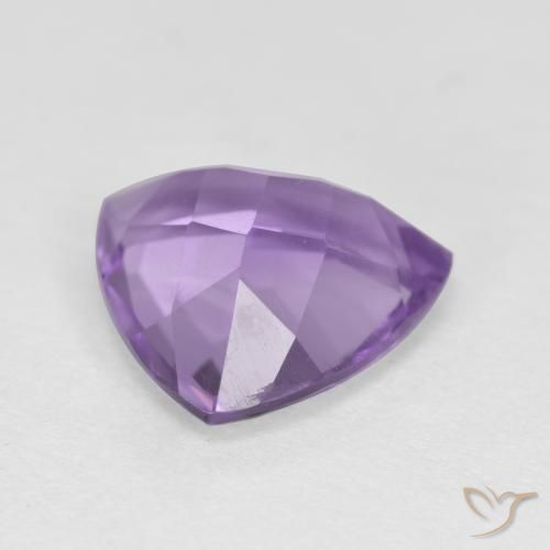 2.57캐럿 천연 핑크빛 바이올렛 아메시스트, 트릴리언, 10.1×9.9 mm, VS