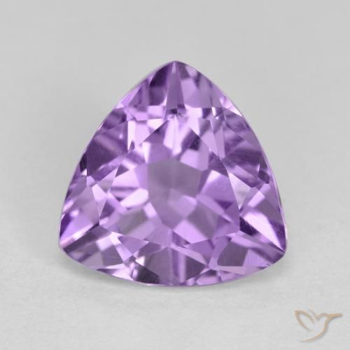 2.82ct 자연스러운 분홍빛이 도는 보라색 자수정, 일조, VS