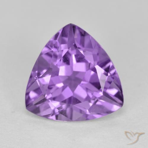 2.97ct 자연스러운 분홍빛이 도는 보라색 자수정, 일조, VS