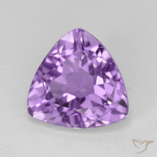 2.65ct 자연스러운 미디엄 바이올렛 자수정, 일조, VS