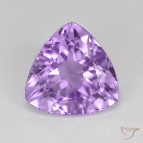3.06ct 자연스러운 분홍빛이 도는 보라색 자수정, 일조, VS