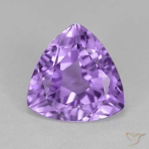 2.87ct 자연스러운 딥 바이올렛 자수정, 일조, VS
