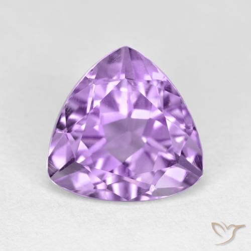 2.92ct 자연스러운 분홍빛이 도는 보라색 자수정, 일조, VS