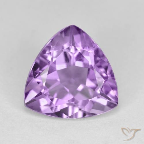 2.82ct 자연스러운 분홍빛이 도는 보라색 자수정, 일조, VS