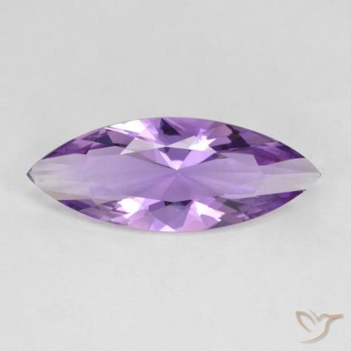 2.75ct 자연스러운 분홍빛이 도는 보라색 자수정, 보석, VVS-VS