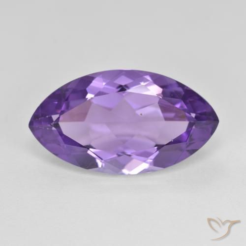 6.50ct 자연스러운 미디엄 바이올렛 자수정, 보석, VS