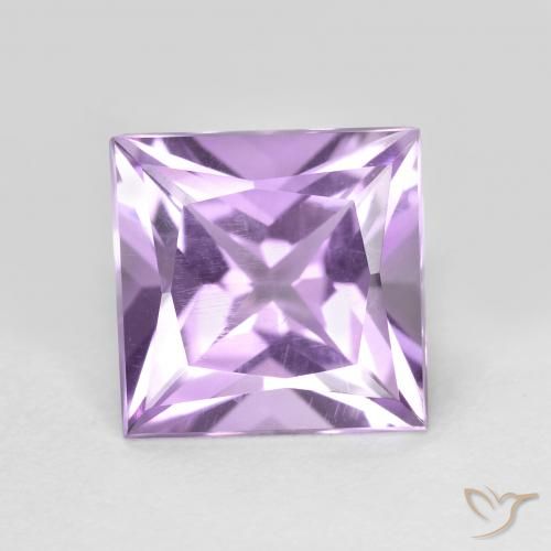 1.98ct 자연스러운 아이리스 바이올렛 자수정, 정사각형, VS