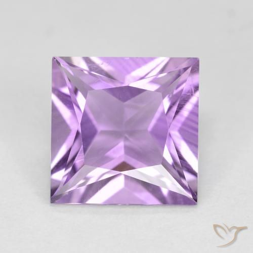 2.19ct 자연스러운 아이리스 바이올렛 자수정, 정사각형, VS
