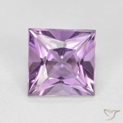 1.96ct 자연스러운 보라색 보라색 자수정, 정사각형, VVS-VS