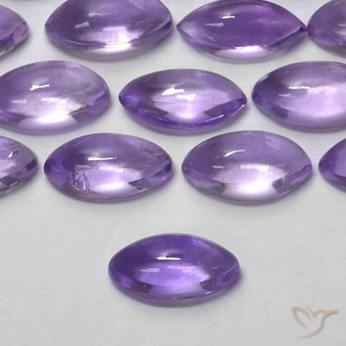 0.17ct 자연스러운 미디엄 바이올렛 자수정, 보석, 투명한