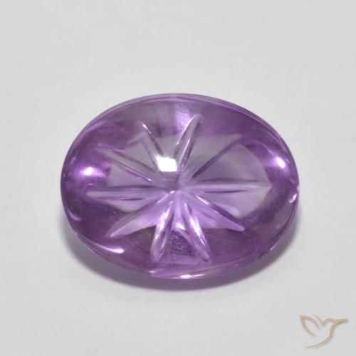 4.82ct 자연스러운 아이리스 바이올렛 자수정, 타원형, 투명한