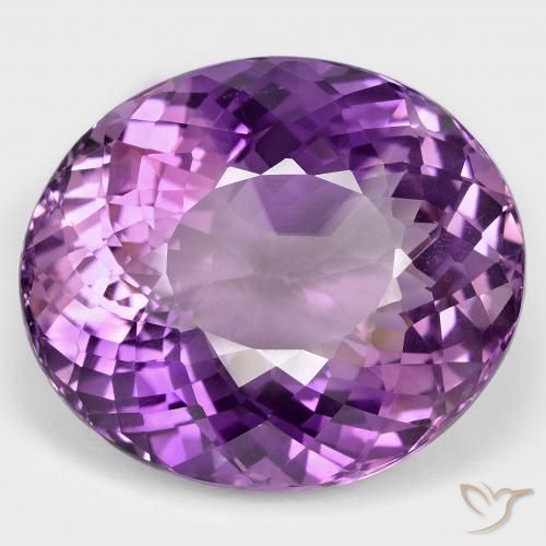 82.02ct 자연스러운 비비드 핑크 바이올렛 자수정, 타원형, VVS