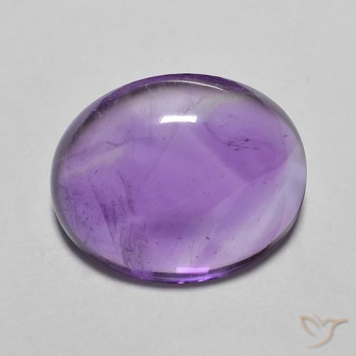 3.60ct 자연스러운 Medium Light-Violet 자수정, 타원형, 투명한