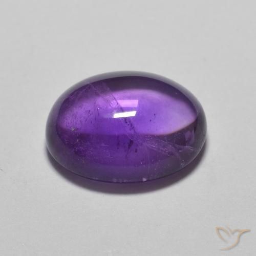 2.51캐럿 천연 Medium Light-Violet 자수정, 타원형, 투명한