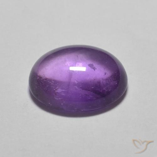 2.43캐럿 천연 Medium Light-Violet 자수정, 타원형, 투명한