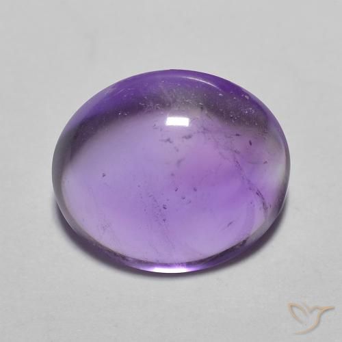 3.54ct 자연스러운 인텐스 바이올렛 자수정, 타원형, 투명한