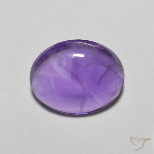 2.45ct 자연스러운 Medium Light-Violet 자수정, 타원형, 투명한