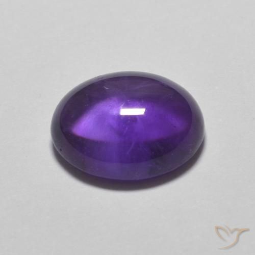 2.45캐럿 천연 Medium Light-Violet 자수정, 타원형, 투명한