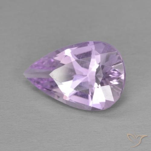 3.27ct 자연스러운 아이리스 바이올렛 자수정, 배 모양, VVS