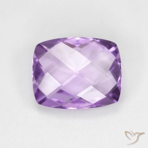2.78ct 자연스러운 분홍빛이 도는 보라색 자수정, 방석, VVS