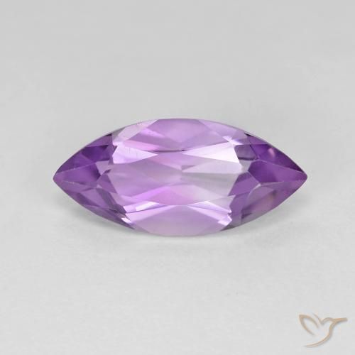 3.01ct 자연스러운 미디엄 핑크빛이 도는 바이올렛 자수정, 보석, VVS