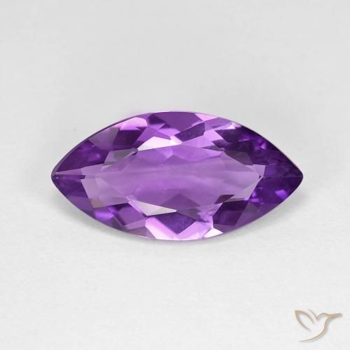 3.14ct 자연스러운 Medium Dark-Violet 자수정, 보석, VVS
